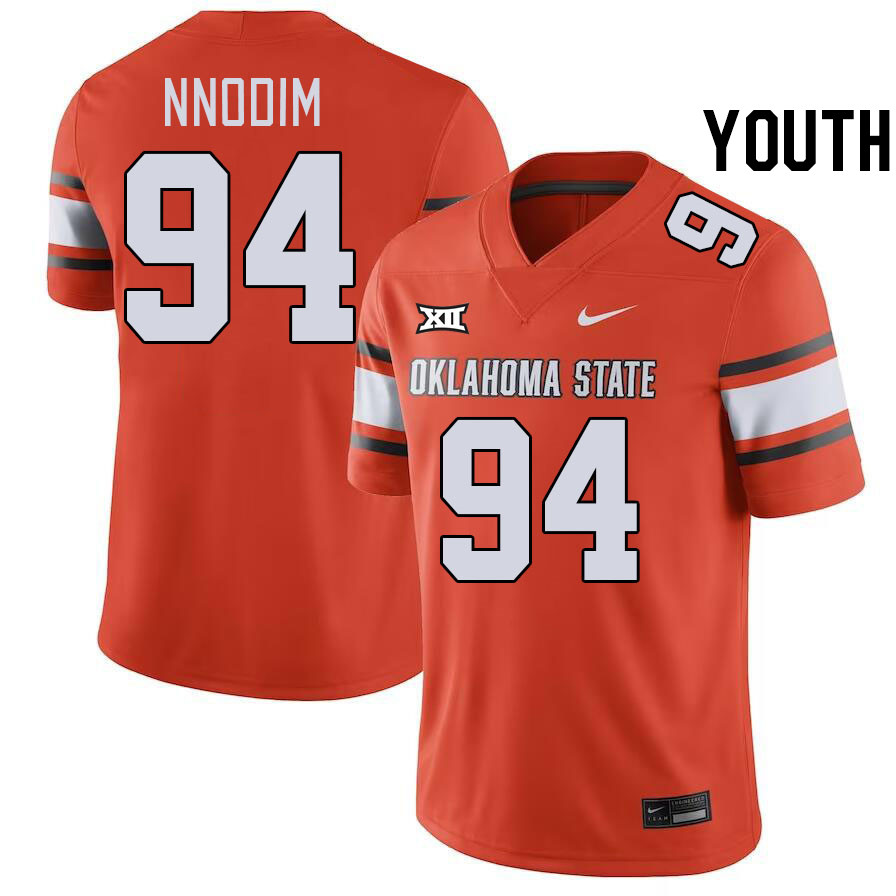 Youth #94 Armstrong Nnodim Oklahoma State Cowboys College Football Jerseys Stitched-Orange